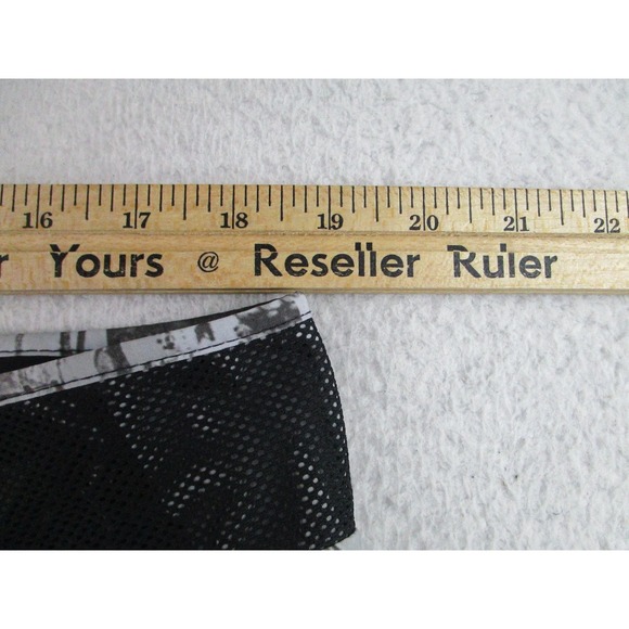 DaHui Shorts Mens 38 Black Gray Photo Print Boardshorts Surf Swim Drawstring - Picture 5 of 10